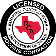 Roofing Contractors Association of Texas licensed roofing contractor logo